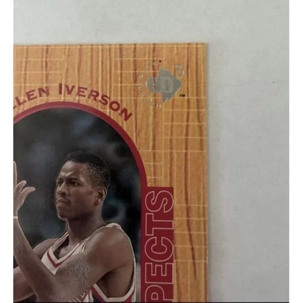 ALLEN IVERSON 1997/98 UPPER DECK UD3 #14 HARDWOOD PROSPECTS‎ BA7013
